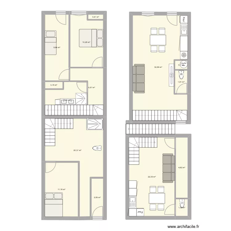 Donzère. Plan de 15 Pièces et 133 m² Donzère. Plan de 15 Pièces et 133 m²