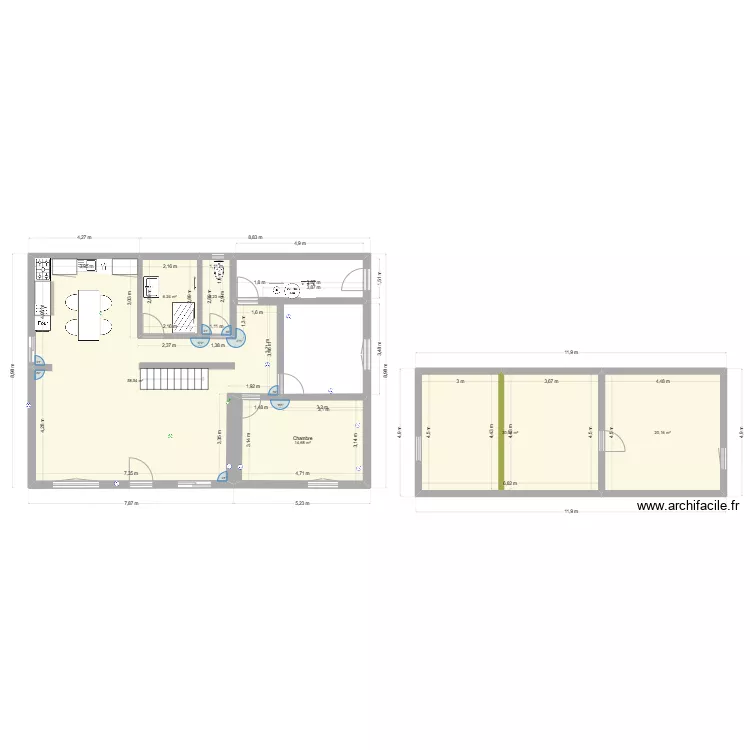 MAISON NOLAN. Plan de 