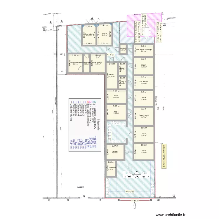 Plan Mâcon 1. Plan de 20 et 190 m² Plan Mâcon 1. Plan de 20 et 190 m²