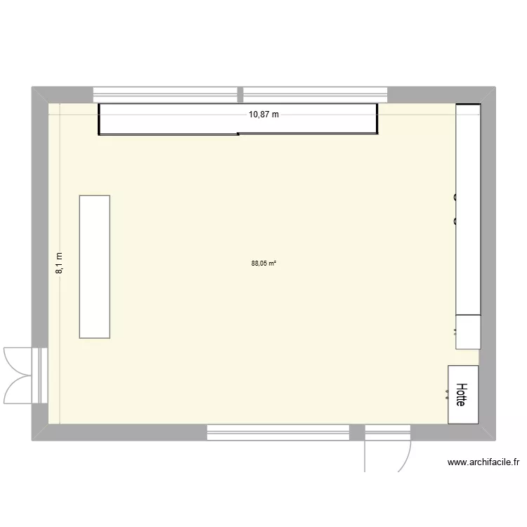 Plan labo biochimie. Plan de 1 Pièce et 88 m² Plan labo biochimie. Plan de 1 Pièce et 88 m²
