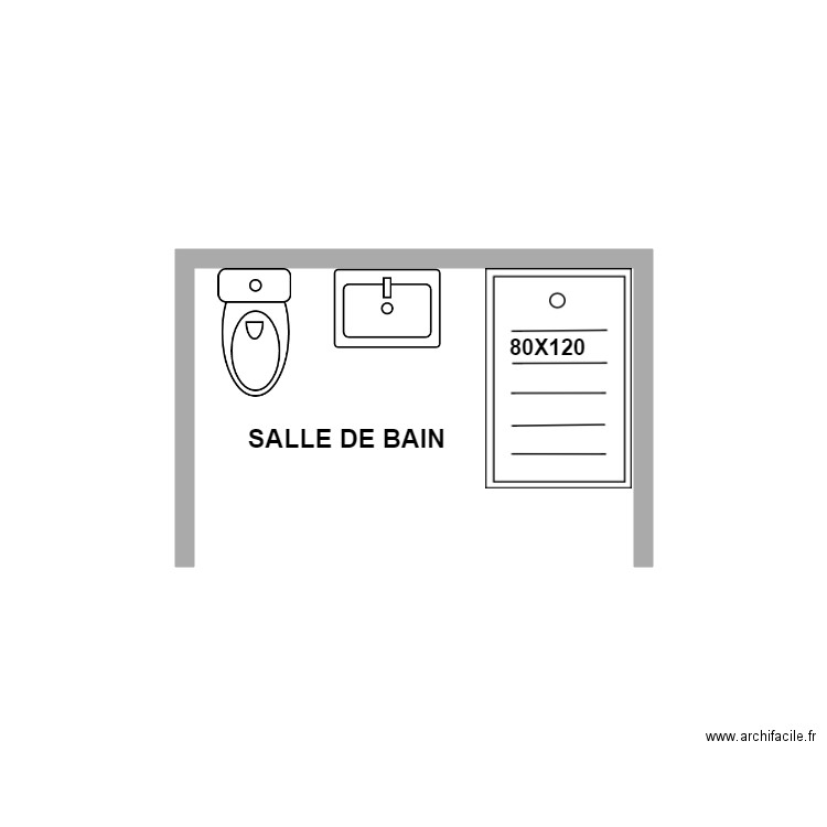 ANDION SDB. Plan de 0 pièce et 0 m2