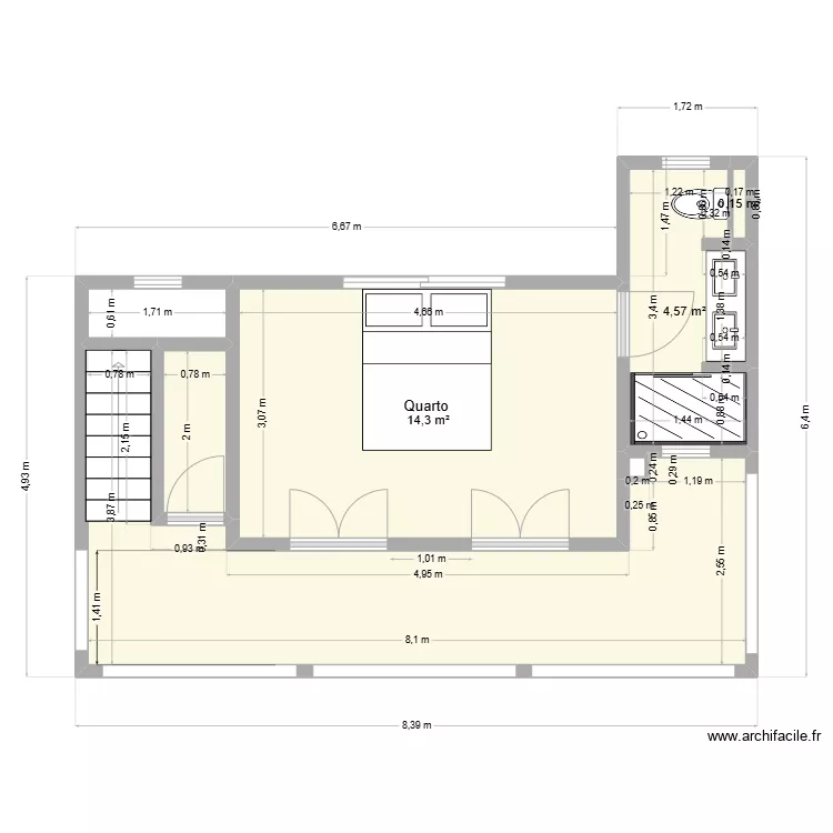 Maison hotte modifica&ccedil;&otilde;es 3. Plan de 