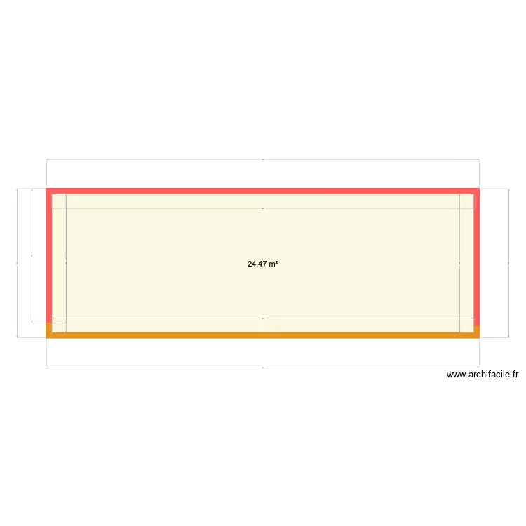 Atelier cabirol 2. Plan de 1 et 24 m² Atelier cabirol 2. Plan de 1 et 24 m²