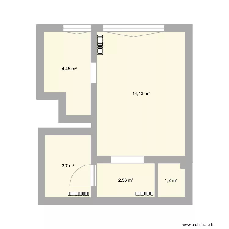 Edouard VII. 7 eme &eacute;tage. Plan de 