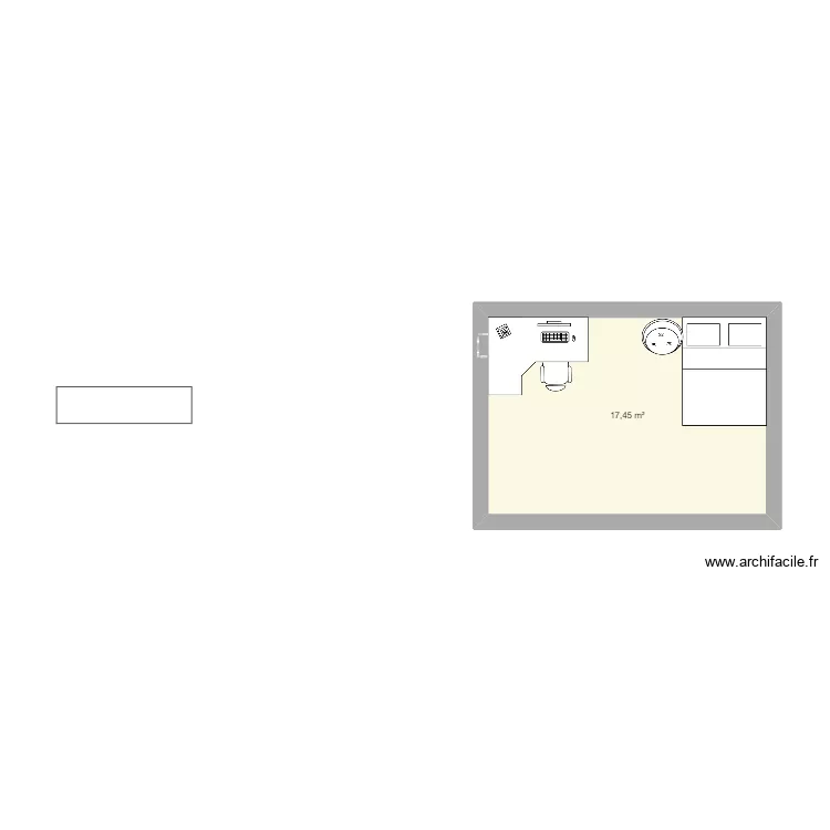 chanbre de r&eacute;ve. Plan de 