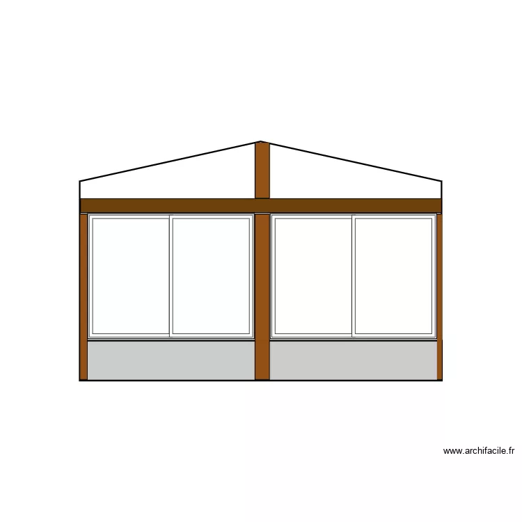 Baie vitrée coulissante actuel. Plan de Baie vitrée coulissante actuel. Plan de
