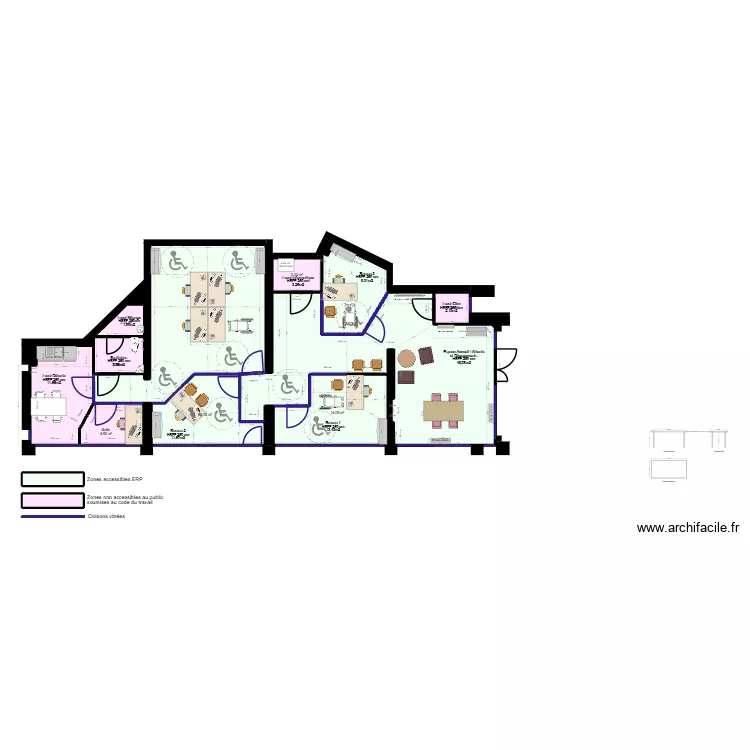 HM Montpellier - plan projet accueil. Plan de 16 et 151 m² HM Montpellier - plan projet accueil. Plan de 16 et 151 m²