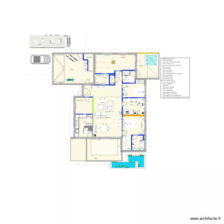 Projet Marlenheim sdb modifiée. Plan de 22 et 521 m² Projet Marlenheim sdb modifiée. Plan de 22 et 521 m²