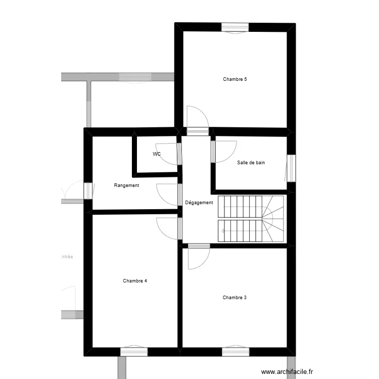Plan ROCHEMAURE RDC. Plan de Plan ROCHEMAURE RDC. Plan de