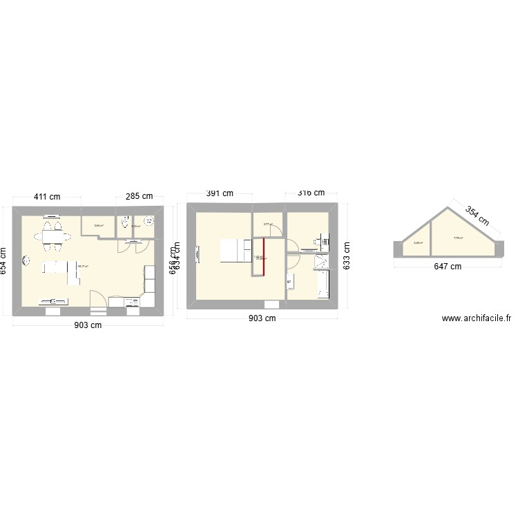 PLAN PREVOST. Plan de 8 pièces et 96 m2