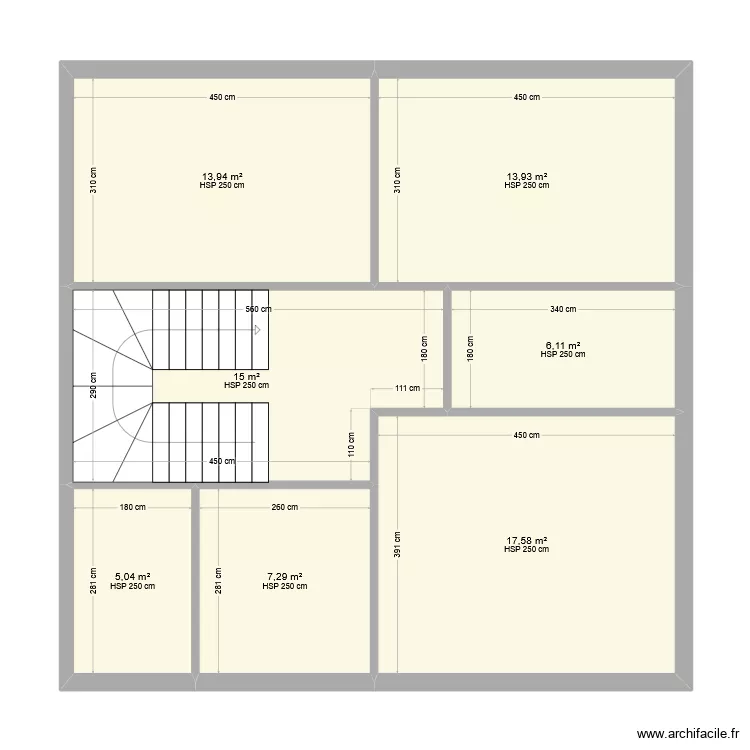 Kerkour 3.7 Etage. Plan de Kerkour 3.7 Etage. Plan de