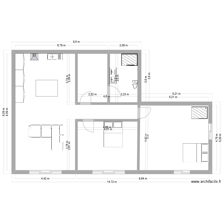 bas 150. Plan de 0 pièce et 0 m2