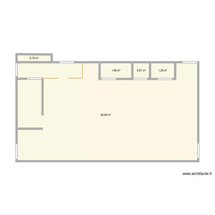 ESAT BAT 4. Plan de 5  et 63 m²