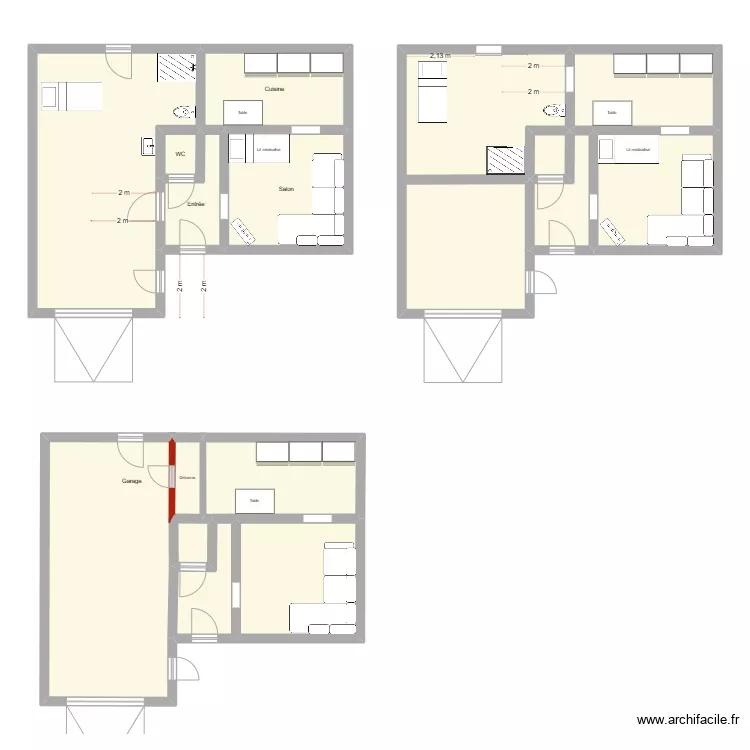 Justine Che. Plan de 