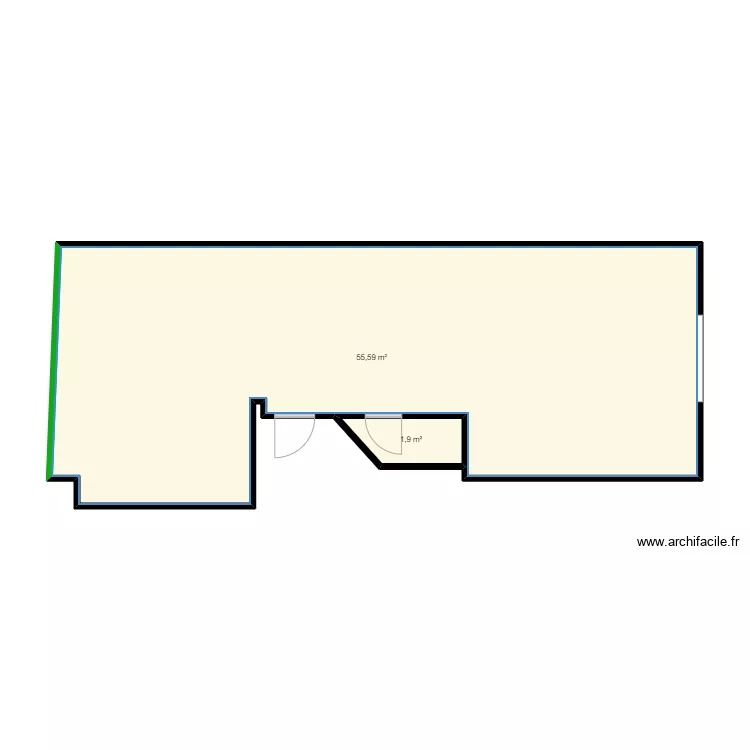 le chantilly. Plan de 