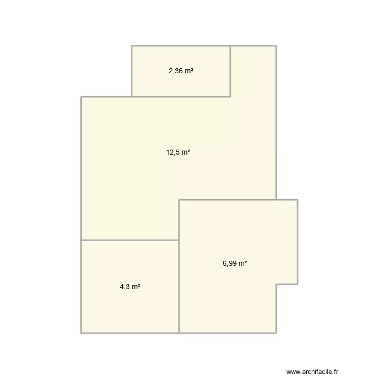 Legraverend B005. Plan de 4 et 26 m² Legraverend B005. Plan de 4 et 26 m²
