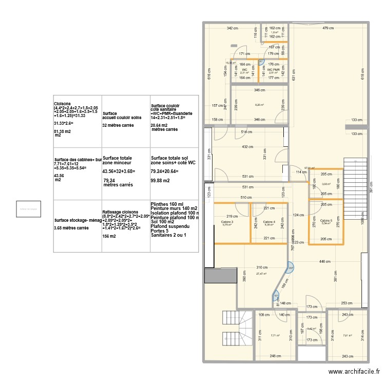 Sveltéo 2. Plan de 14 pièces et 206 m2