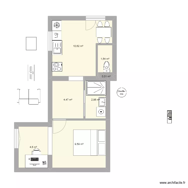 appart essai 4. Plan de 