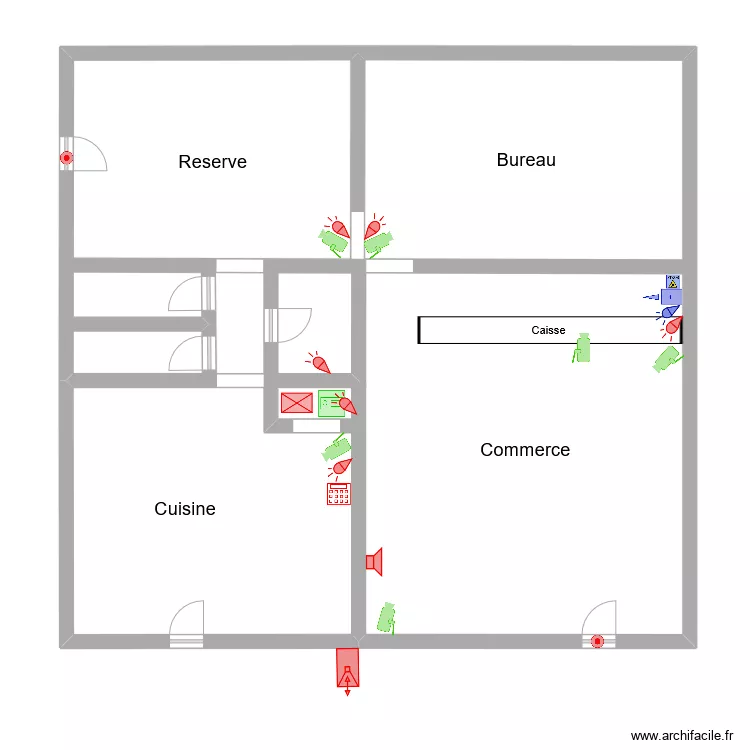 Tabac le ptit Denis. Plan de 