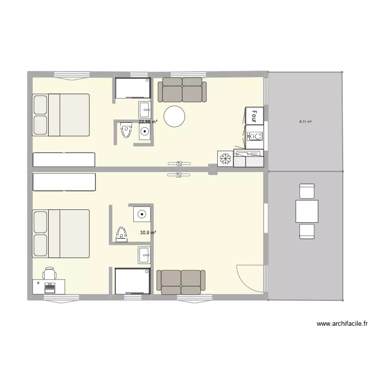petit t2 did. Plan de 2 et 53 m² petit t2 did. Plan de 2 et 53 m²