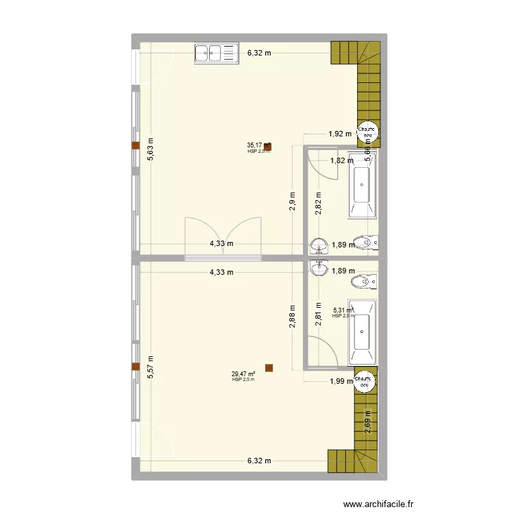 girolle. Plan de 3 et 70 m² girolle. Plan de 3 et 70 m²