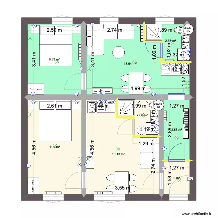 Plan Strasbourg version banque. Plan de 