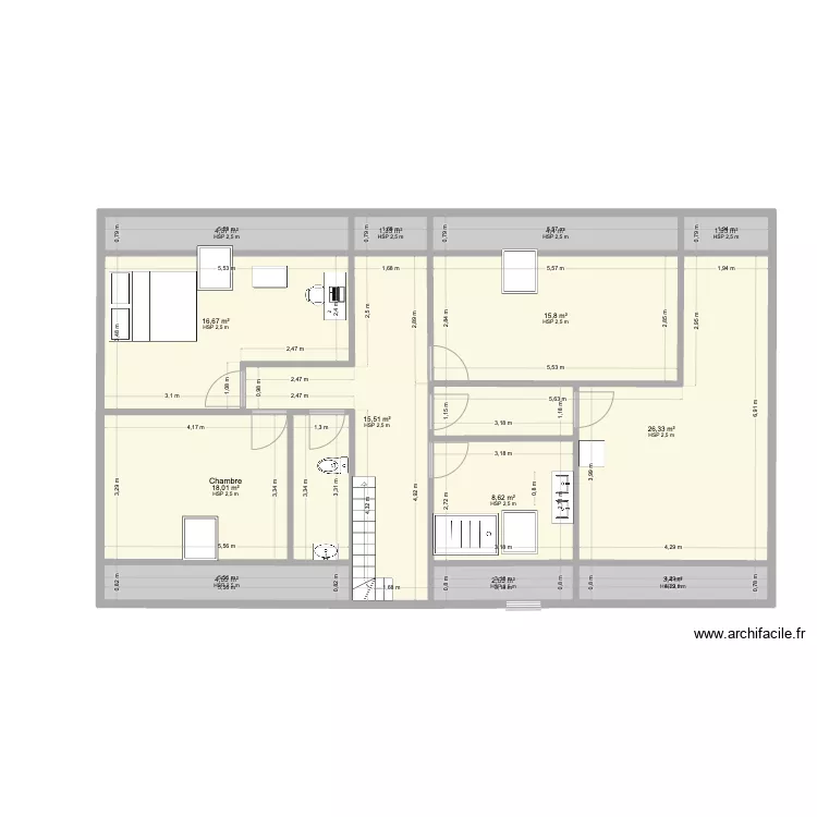 Villers 2&egrave;me V2. Plan de 