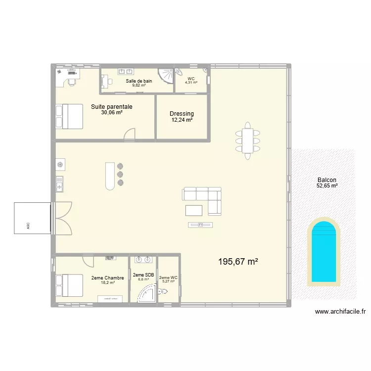 Penthouse VG&S. Plan de 9 et 335 m² Penthouse VG&S. Plan de 9 et 335 m²