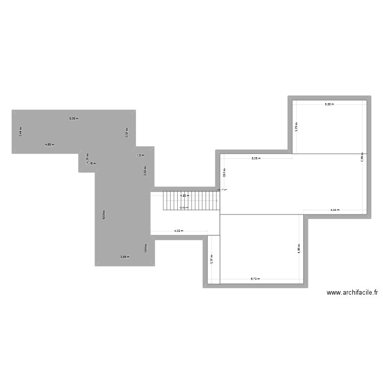Etigny 2.0 R+1. Plan de 2 pièces et 174 m2