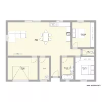 maison 2 chambres grand salon