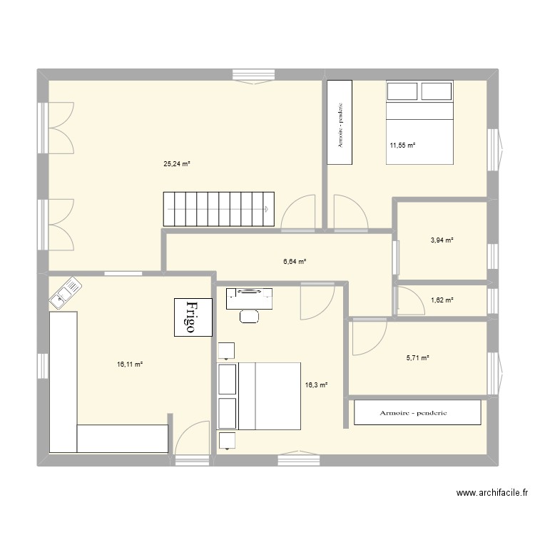 plan gaillan modifier. Plan de 0 pièce et 0 m2