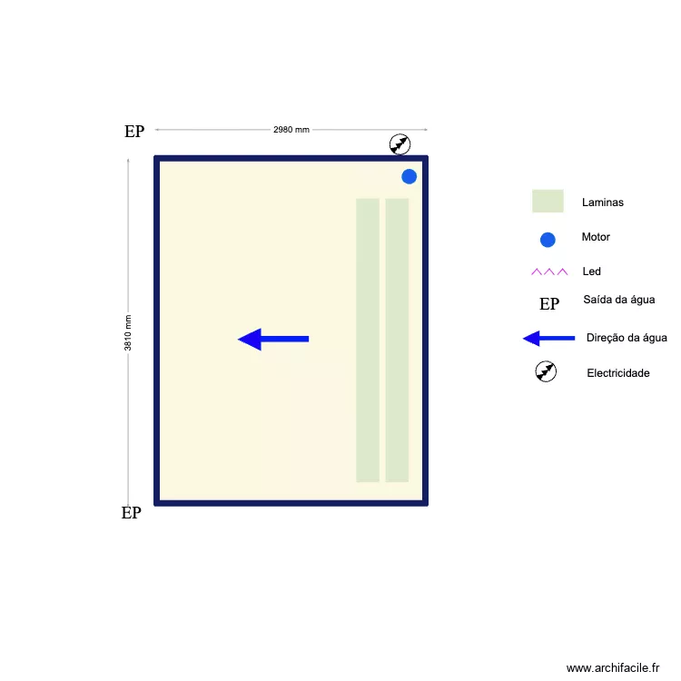 Antonio Barbosa. Plan de 1 et 11 m² Antonio Barbosa. Plan de 1 et 11 m²