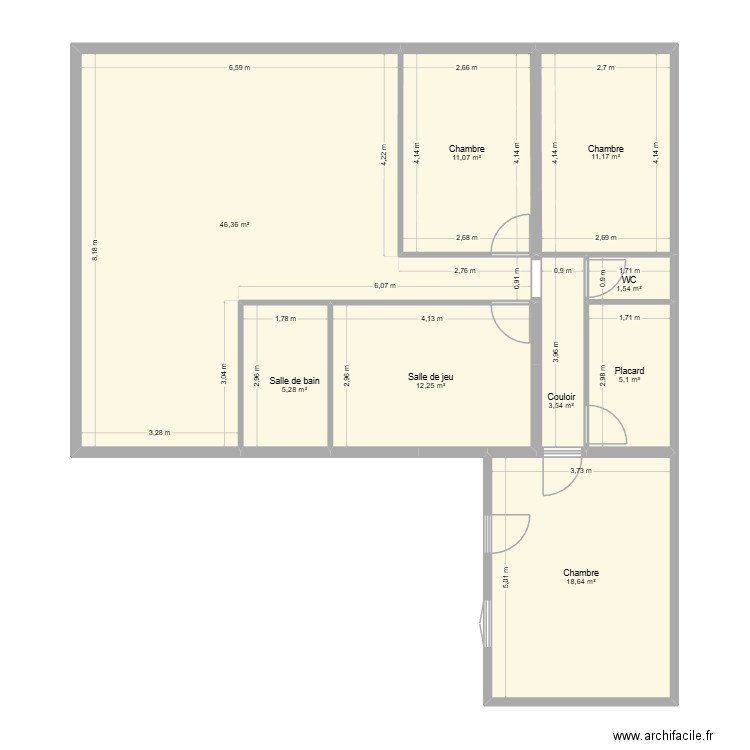 MAISON DE NOS REVES :P. Plan de 9 pièces et 115 m2
