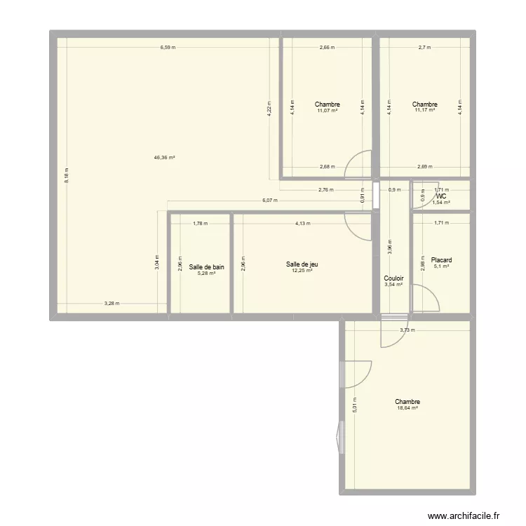 MAISON DE NOS REVES :P. Plan de 9 pièces et 115 m²