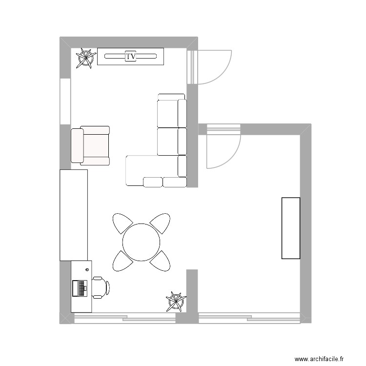 Salon. Plan de 0 pièce et 0 m2