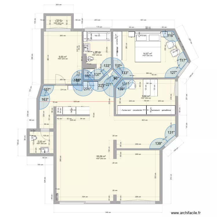 Sanetsch brut. Plan de 