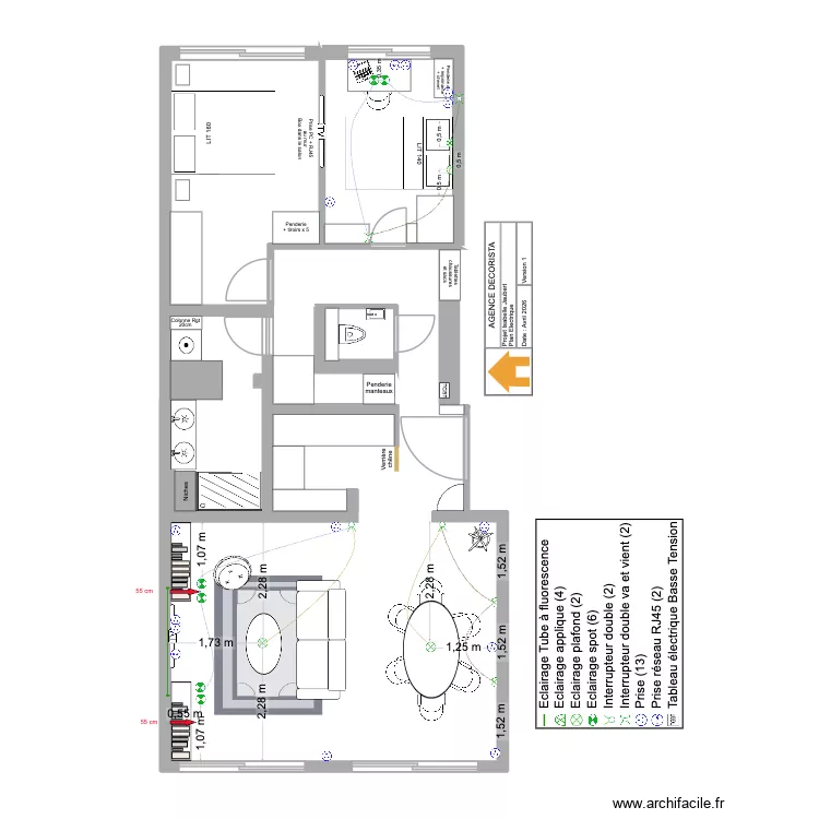Plan2D_ElectricitePlacement_IsabelleJ. Plan de 2 et 10 m² Plan2D_ElectricitePlacement_IsabelleJ. Plan de 2 et 10 m²