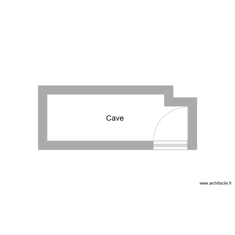 Cave mav&egrave;ria. Plan de 