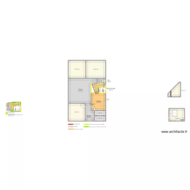 PETRE - Sezanne. Plan de 