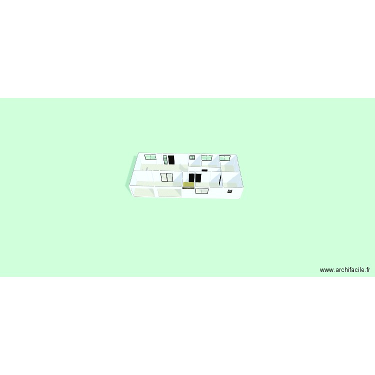 Maison St Claude seule. Plan de 7 pièces et 112 m2