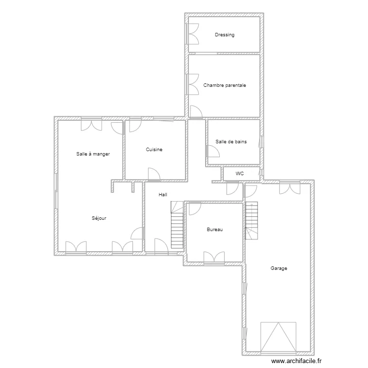Jennebauffe. Plan de 