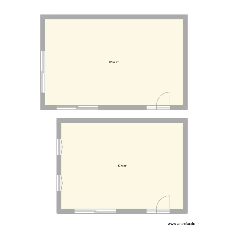Salon Vannes. Plan de 2 et 80 m² Salon Vannes. Plan de 2 et 80 m²