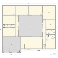Maison plein pied avec patio