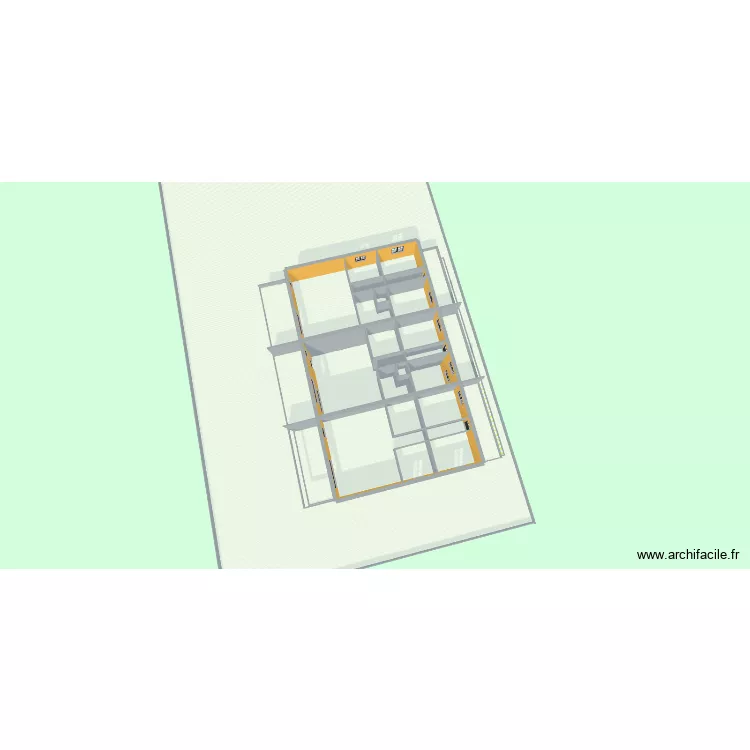 villa cannet 6. Plan de 