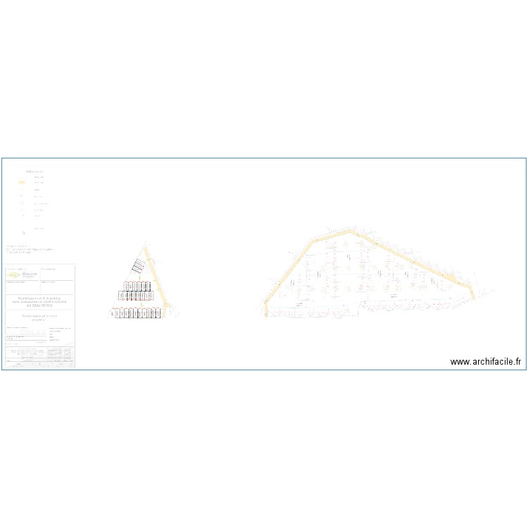 Projet Petit Parking du grand Galion. . Plan de 0 pièce et 0 m2