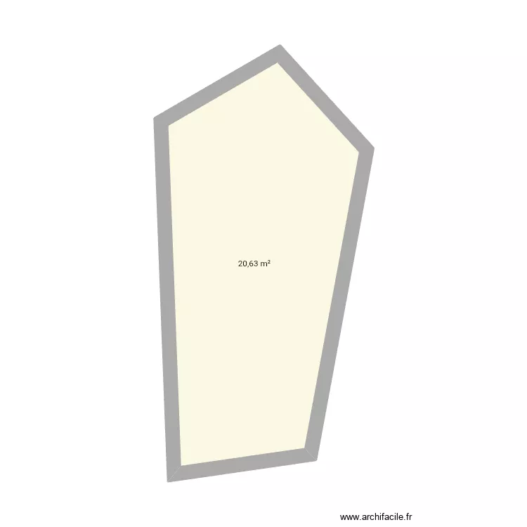 Accueil ok. Plan de 1  et 21 m²