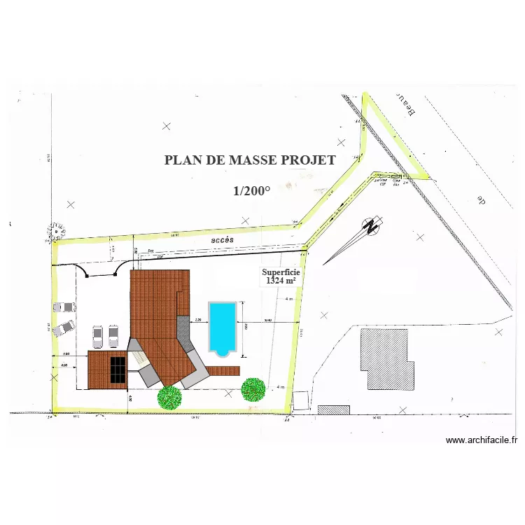 gorguette masse projet. Plan de 