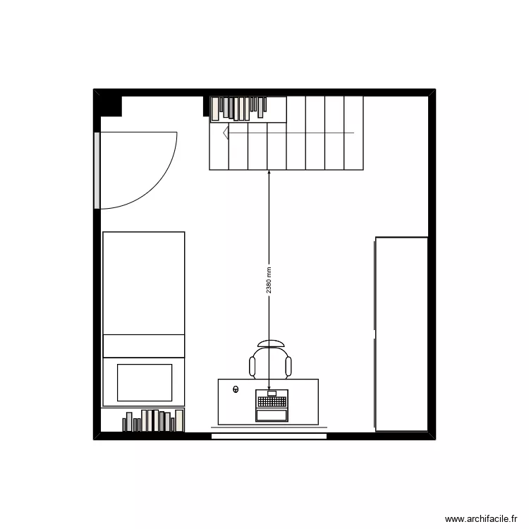 CHAMBRE ENFANT. Plan de 