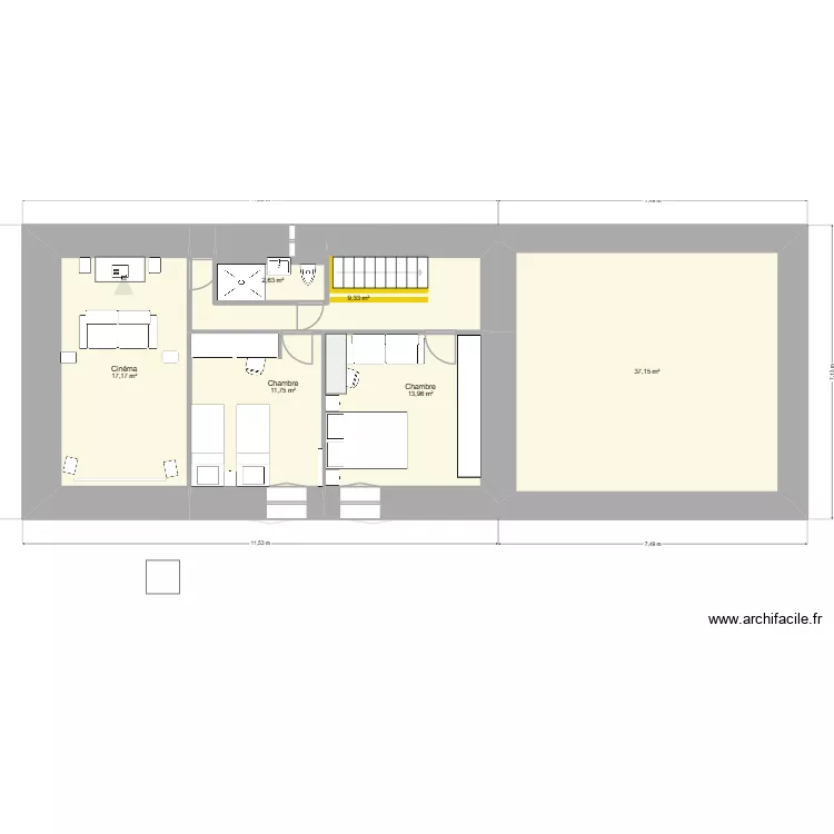 plan plessis renov chambre hote 2. Plan de plan plessis renov chambre hote 2. Plan de