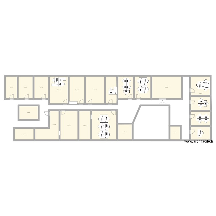 IML. Plan de 4 pièces et 121 m2